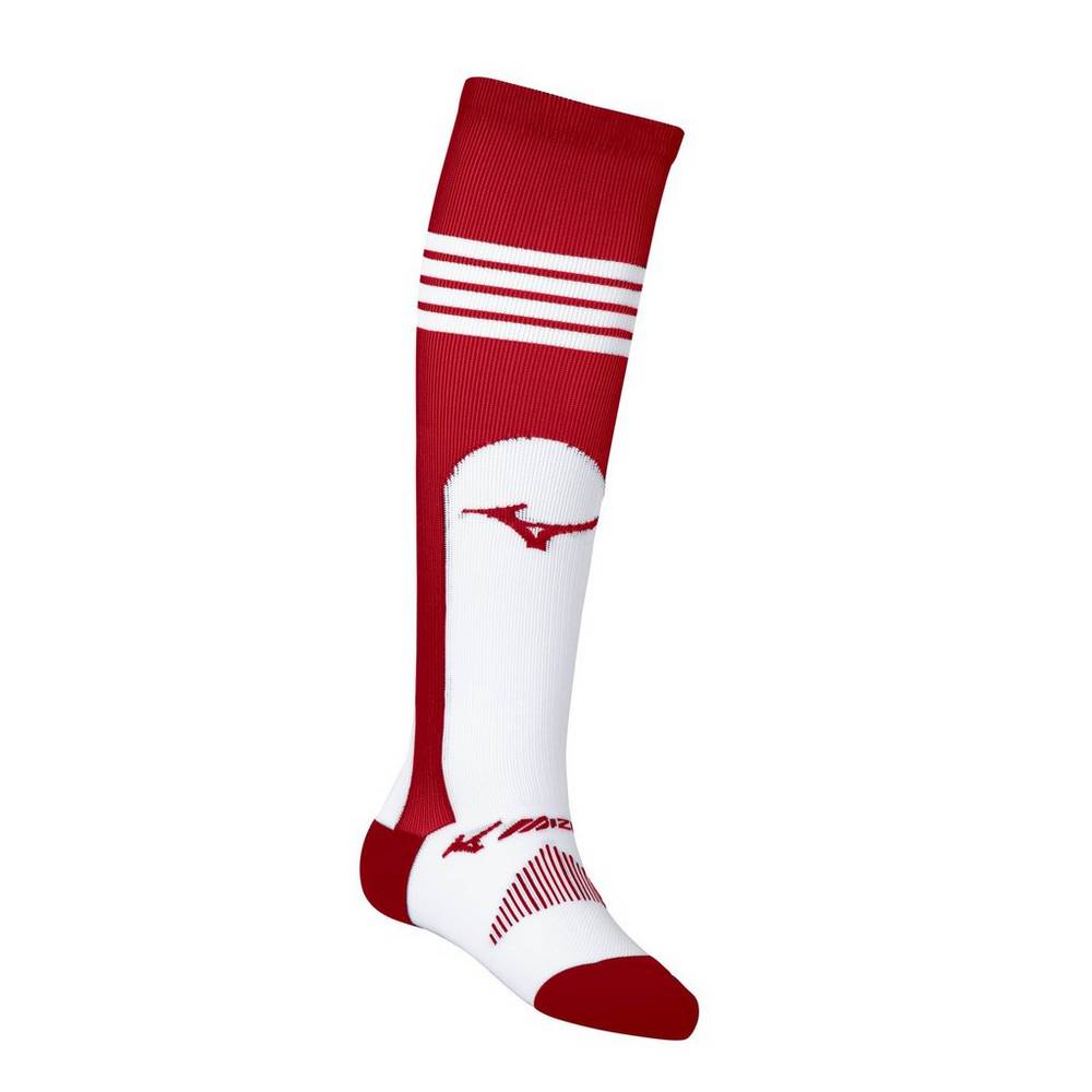 Calcetines Mizuno Performance OTC Stirrup Hombre Rojas Outlet VYIJ-27164